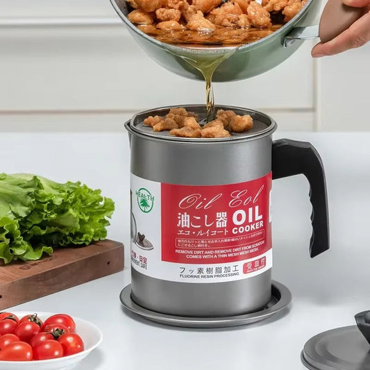 Fine Mesh Oil Strainer Pot