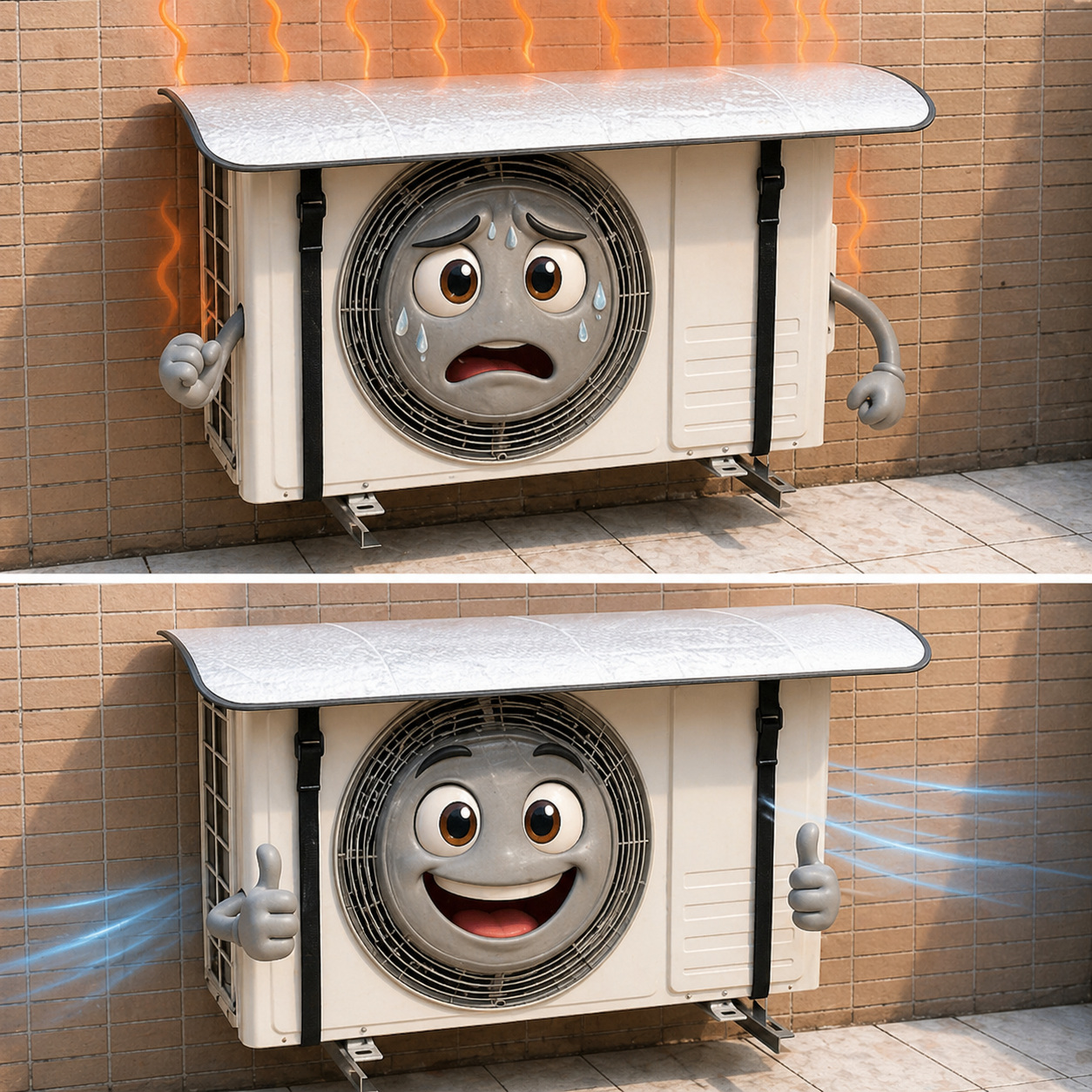 HeatProof AC Guard